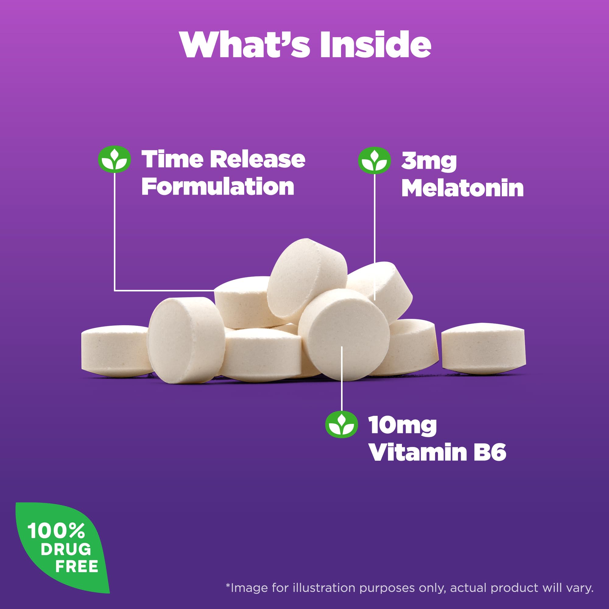 Foto 3 | Suplemento Natrol Melatonin 3 Mg Time Release 100 Comprimidos - Venta Internacional.