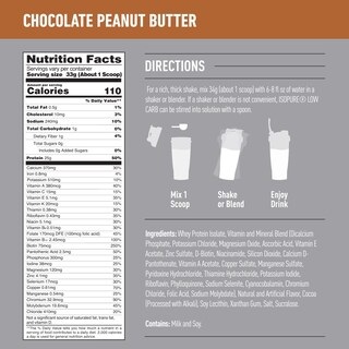Foto 3 | Proteína En Polvo Isopure Low Carb Whey Isolate De 1,36 Kg De Chocolate - Venta Internacional.