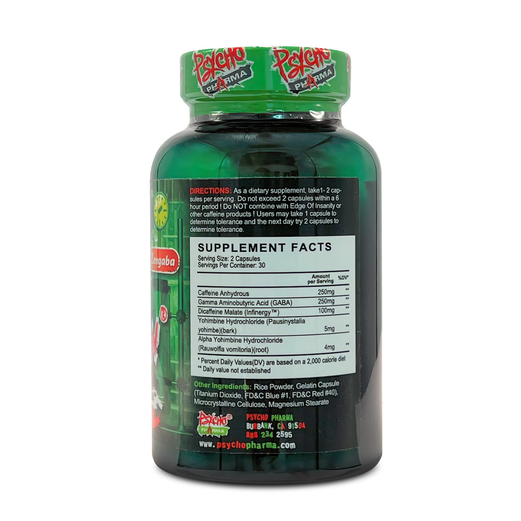 Foto 2 | Suplemento Psycho Pharma Far Beyond Driven Capsule - Venta Internacional.