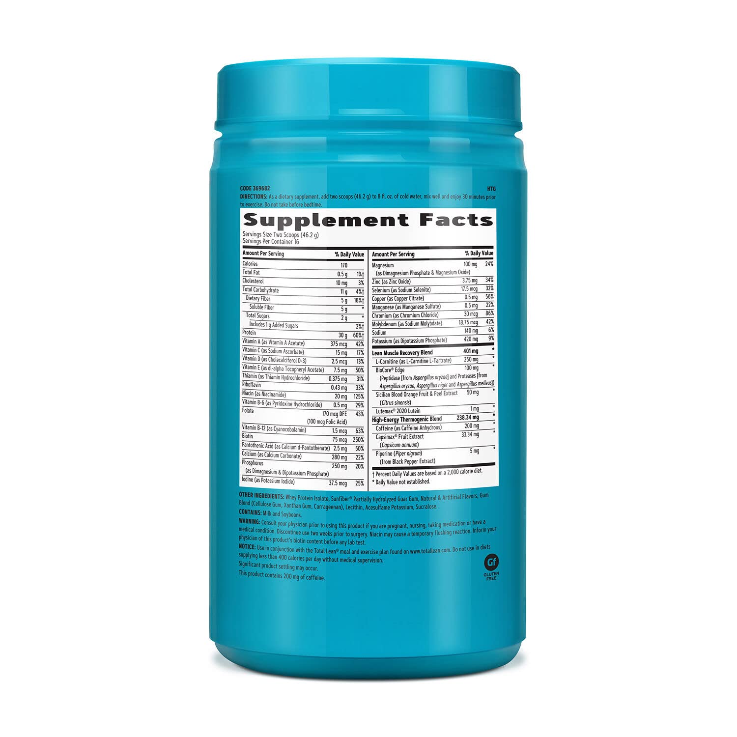 Foto 3 pulgar | Proteína En Polvo Gnc Total Lean Lean Shake Burn 840g - Venta Internacional.