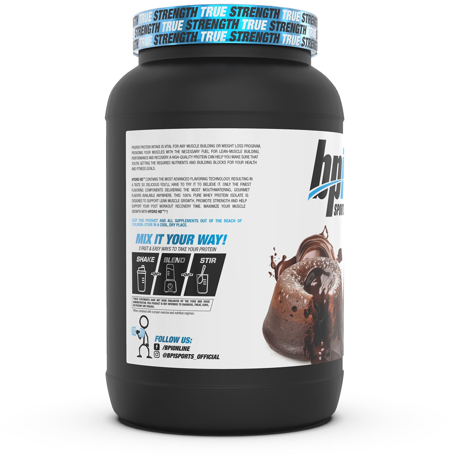 Foto 3 | Proteína En Polvo Bpi Sports Hydro Hd 100% Hidrolizado, 575 G - Venta Internacional.