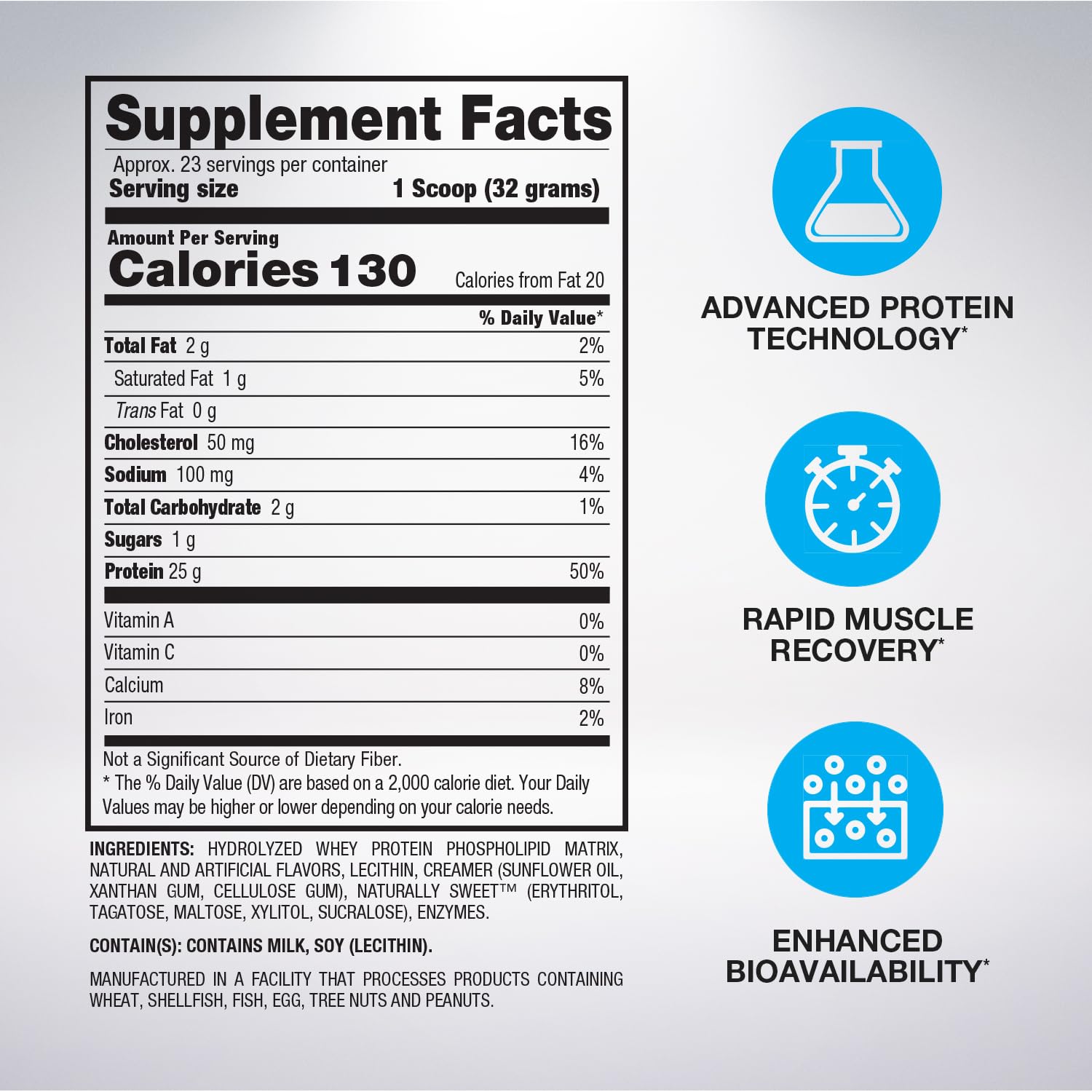 Foto 5 pulgar | Proteína En Polvo Bpi Sports Hydro Hd 100% Hidrolizado, 575 G - Venta Internacional.