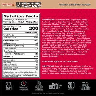 Foto 2 | Galleta Cremosa Bsn Syntha-6 Cold Stone Con Proteína En Polvo, 25 Porciones - Venta Internacional.