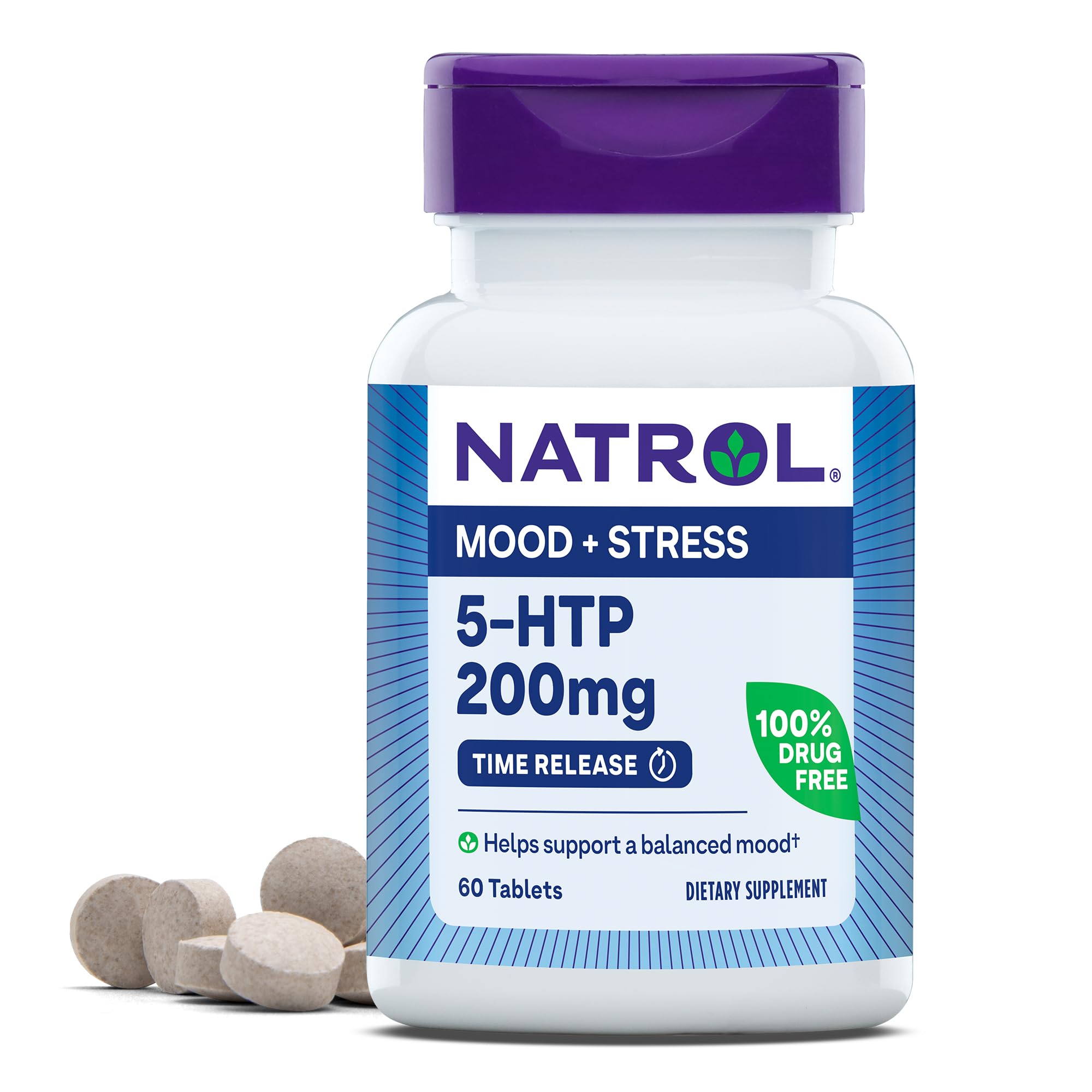 Foto 2 pulgar | Suplemento Natrol 5-htp Dietético De 200 Mg, 60 Tabletas, 60 Días - Venta Internacional.