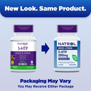 Foto 2 | Suplemento Natrol 5-htp Dietético De 200 Mg, 60 Tabletas, 60 Días - Venta Internacional.