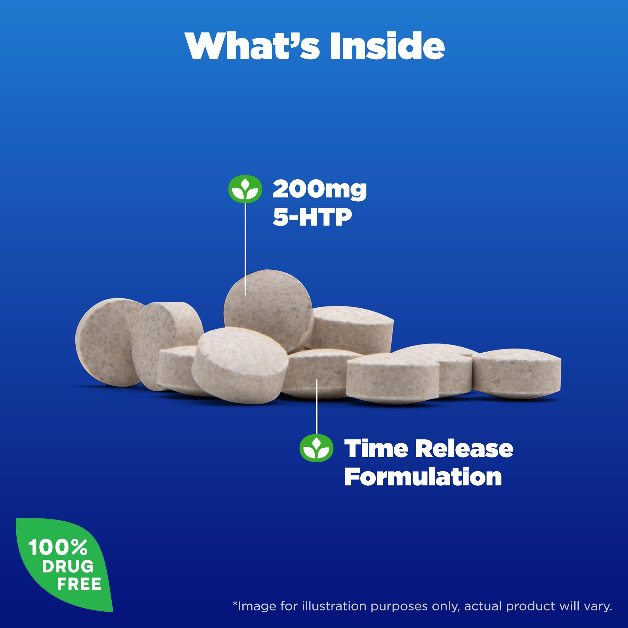 Foto 4 pulgar | Suplemento Natrol 5-htp Dietético De 200 Mg, 60 Tabletas, 60 Días - Venta Internacional.