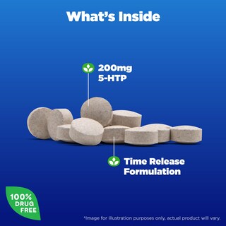 Foto 3 | Suplemento Natrol 5-htp Dietético De 200 Mg, 60 Tabletas, 60 Días - Venta Internacional.