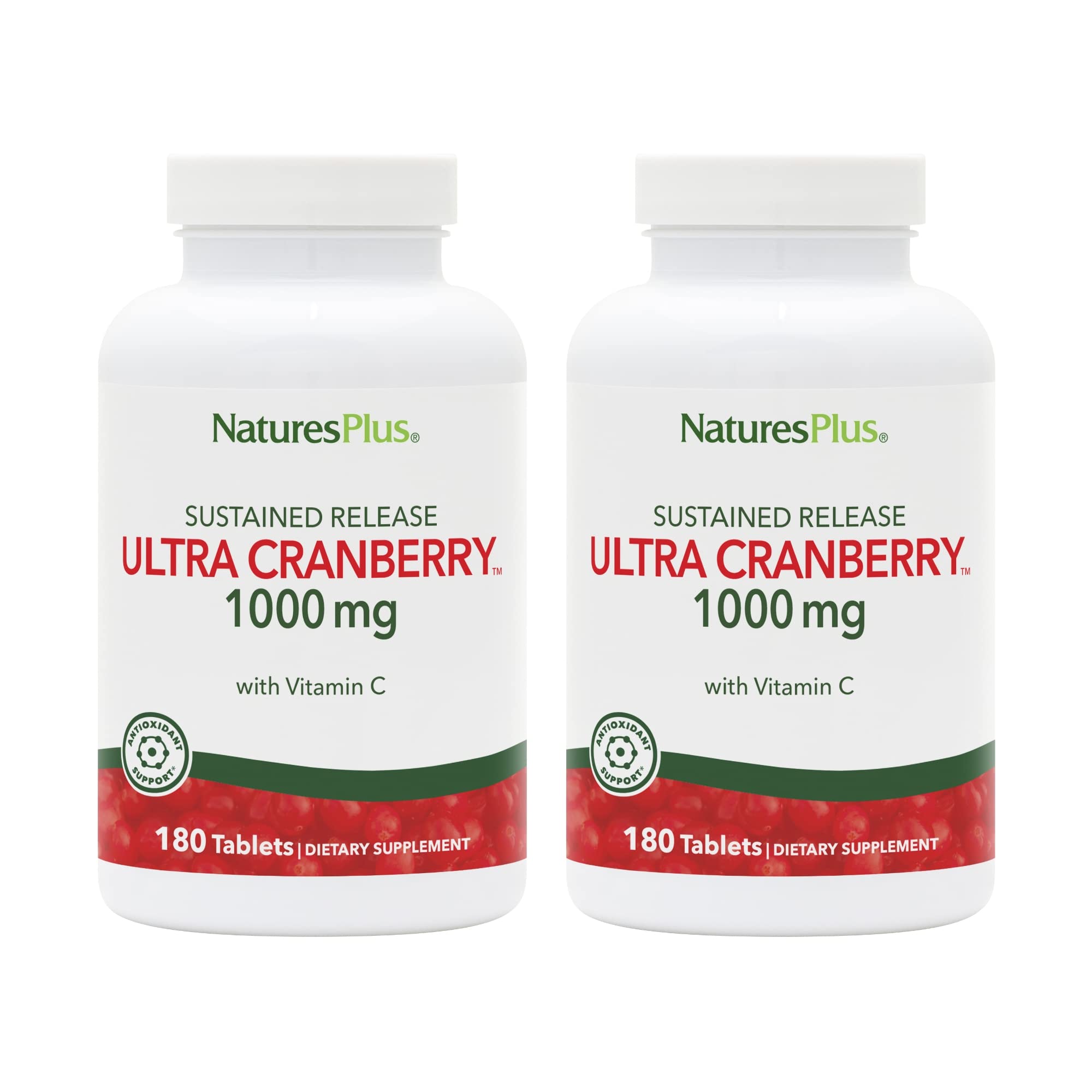 Foto 2 pulgar | Suplemento Natures Plus Ultra Cranberry 1000-180 Comprimidos X2 - Venta Internacional.