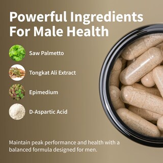 Foto 3 | Suplemento Snap Testosterone Booster Para Hombres 90 Cápsulas - Venta Internacional.
