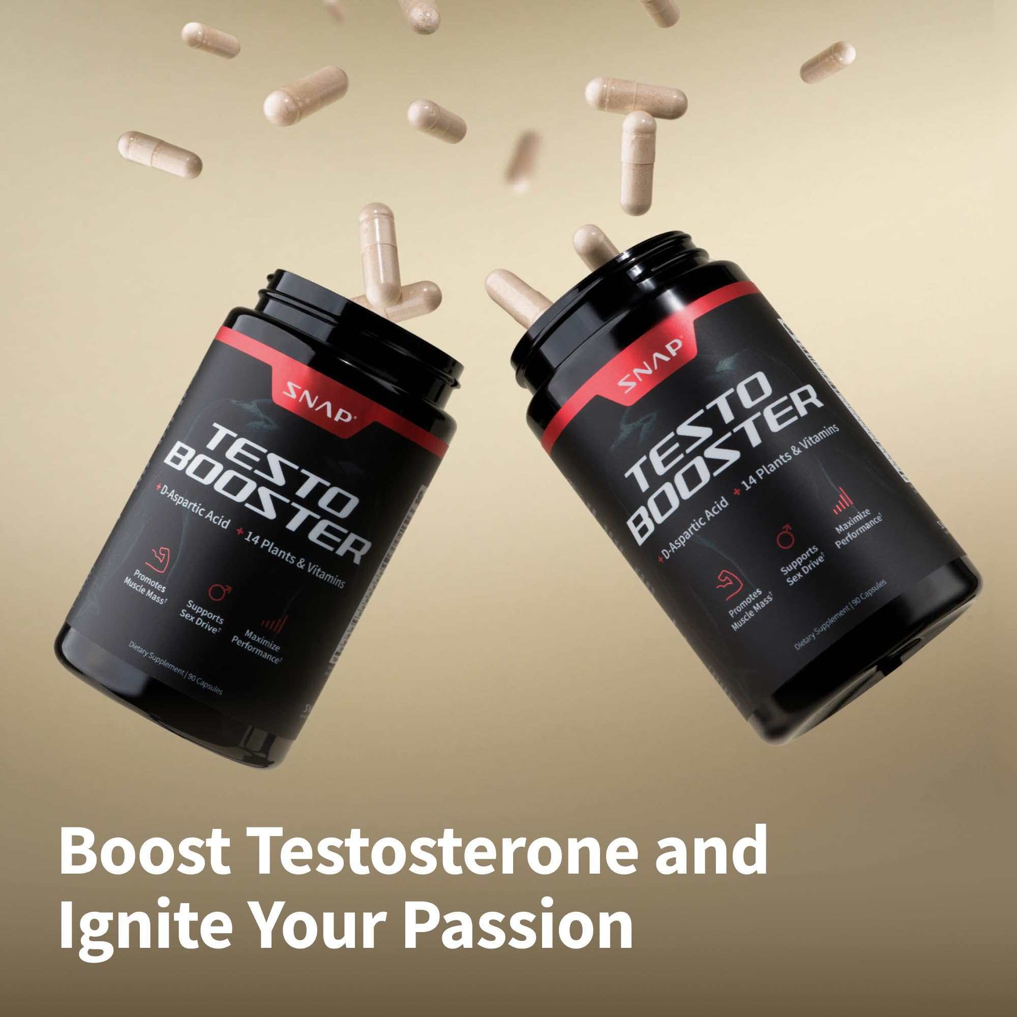 Foto 6 pulgar | Suplemento Snap Testosterone Booster Para Hombres 90 Cápsulas - Venta Internacional.