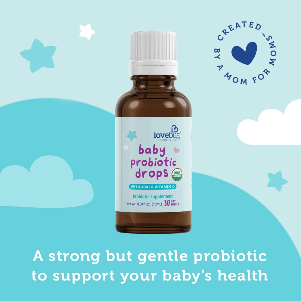 Foto 5 | Probiótico Lovebug Usda Organic Para Bebés De 0 A 12 Meses, 5 B Cfu - Venta Internacional.