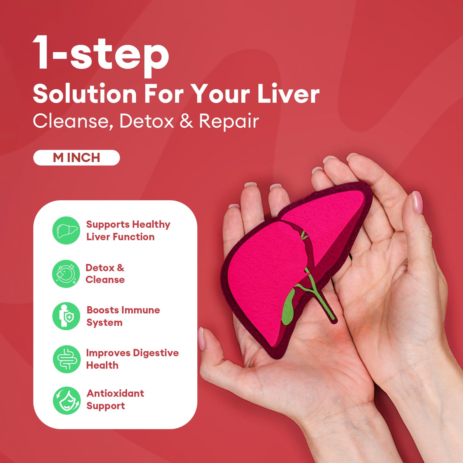 Foto 5 pulgar | Gominolas Liver Cleanse M Inch Detox & Repair, 180 Unidades, Paquete De 2 - Venta Internacional.