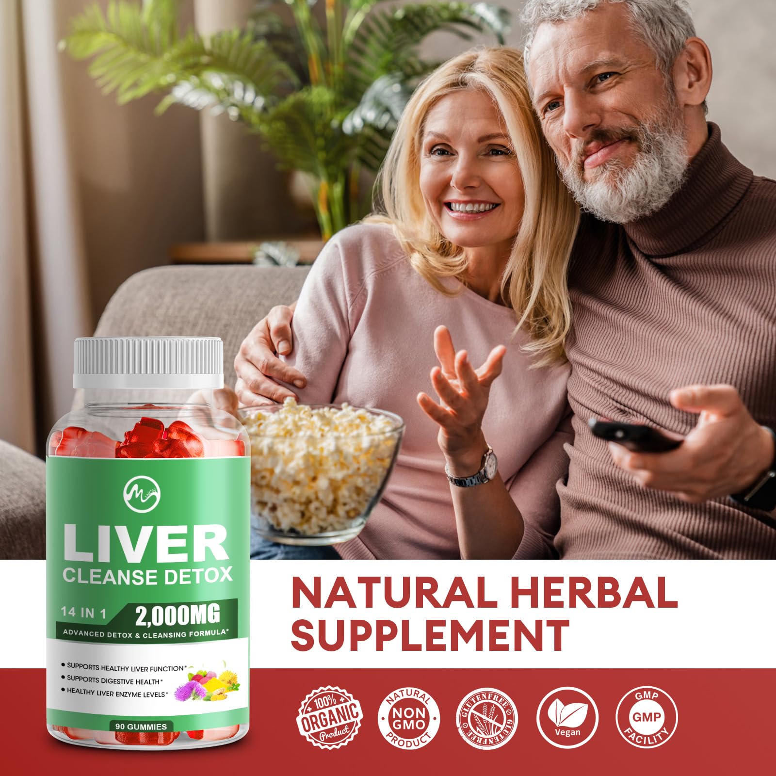 Foto 7 pulgar | Gominolas Liver Cleanse M Inch Detox & Repair, 180 Unidades, Paquete De 2 - Venta Internacional.