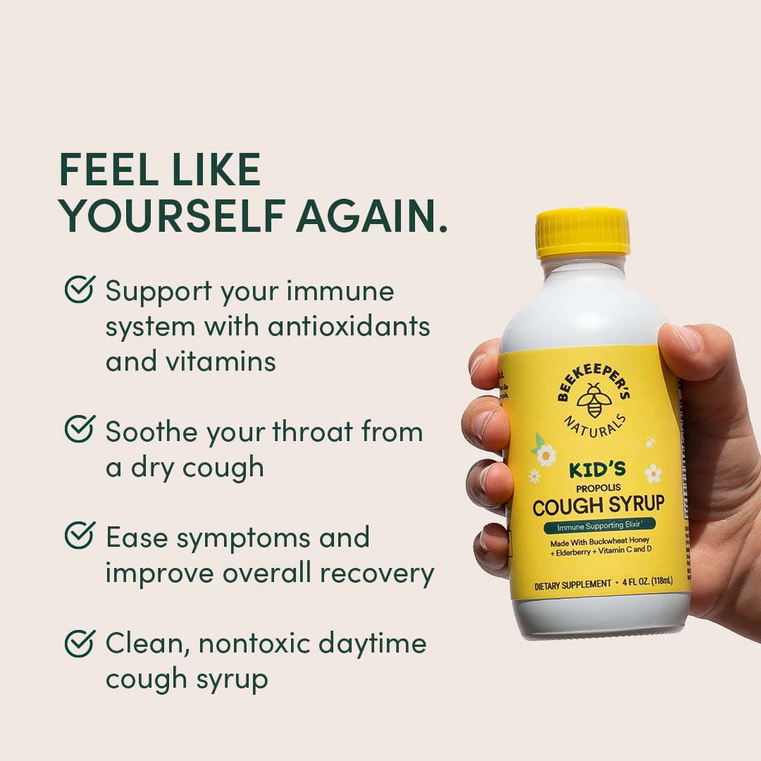 Foto 7 pulgar | Sirope Para La Tos Beekeeper's Naturals Propolis Honey Kids 120 Ml - Venta Internacional.