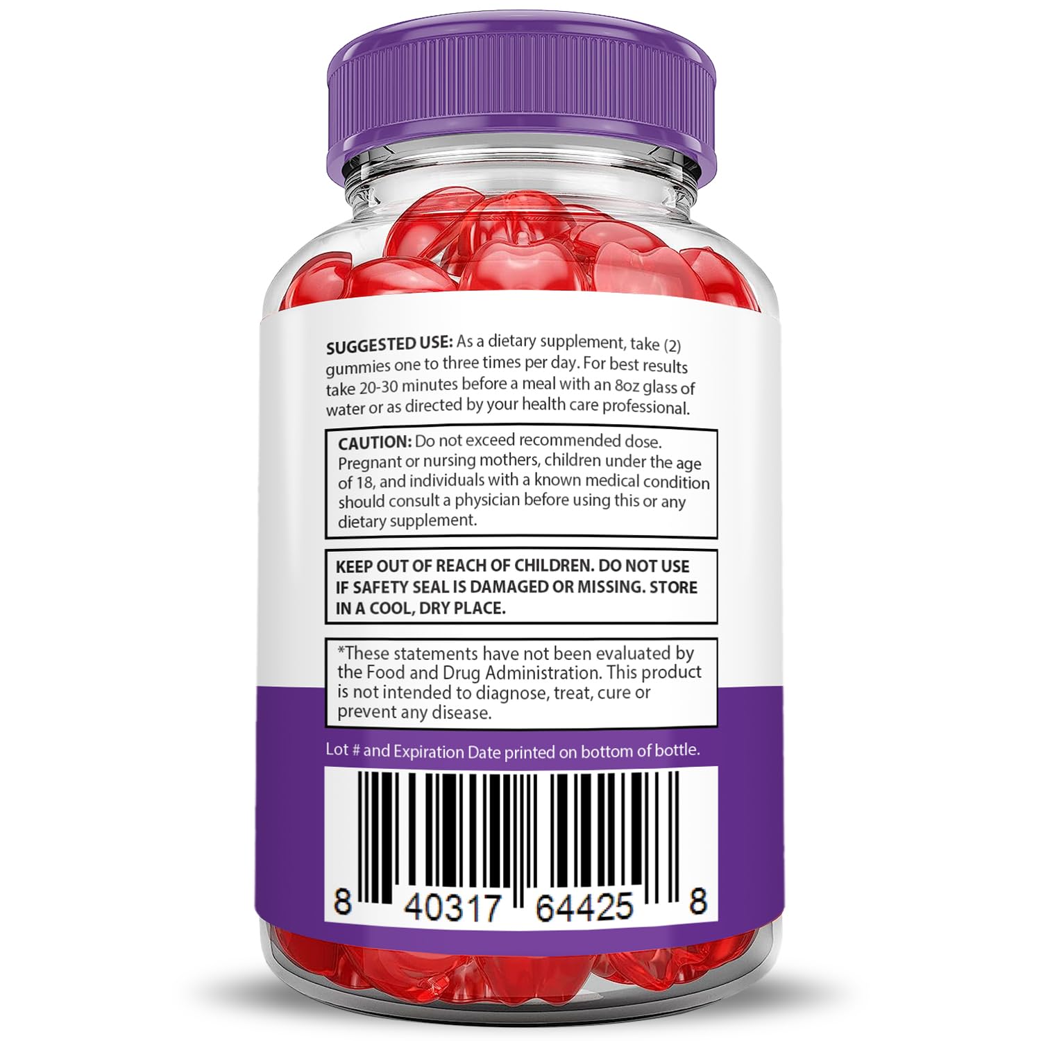 Foto 7 pulgar | Gomitas Ultra Quick Keto Acv De 1000 Mg De Vinagre De Sidra De Manzana (paquete De 3) - Venta Internacional.