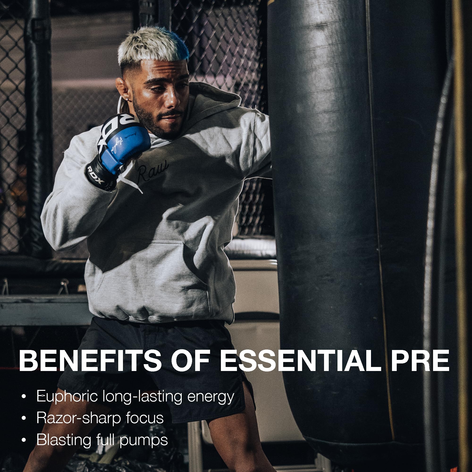 Foto 5 pulgar | Polvo De Preentrenamiento Raw Essential Pre Chris Bumstead Peach Mango - Venta Internacional.