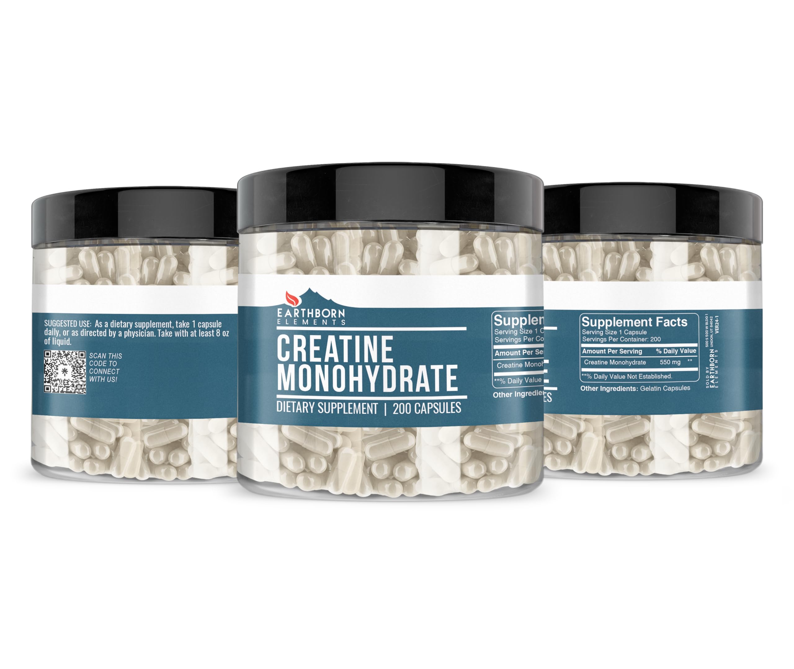 Foto 4 | Suplemento Dietético Earthborn Elements Con Monohidrato De Creatina - Venta Internacional.
