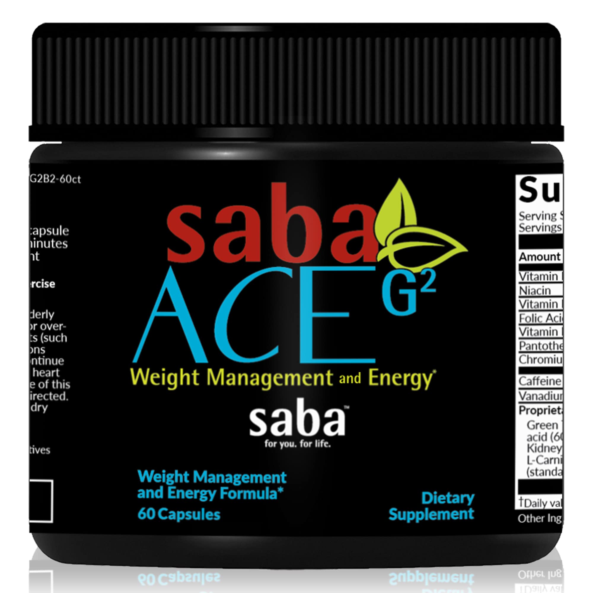 Foto 2 pulgar | Suplemento Para Bajar De Peso Saba Ace G2 60 Cápsulas - Venta Internacional.