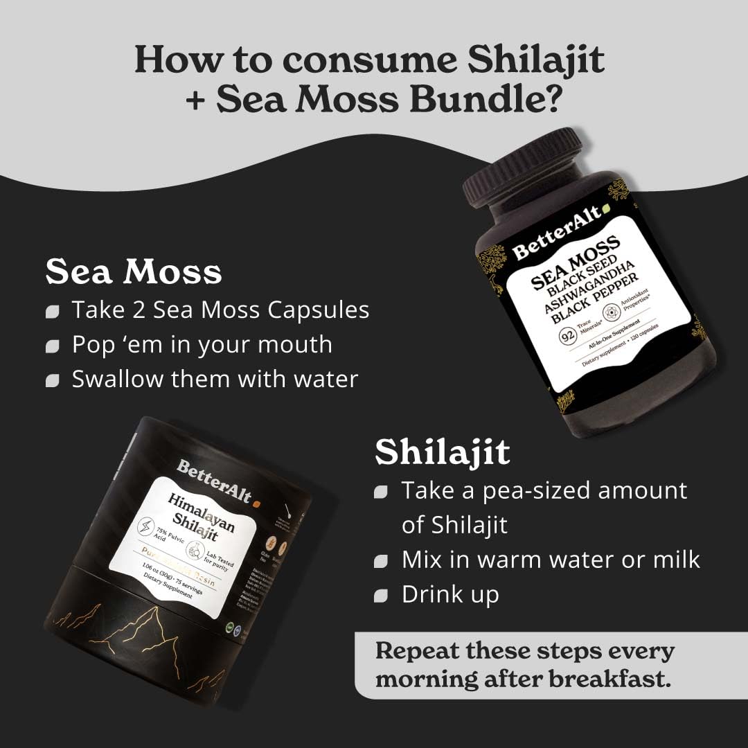 Foto 4 pulgar | Suplemento Better Alt Energy Duo Shilajit De 30 G Y Musgo Marino - Venta Internacional.