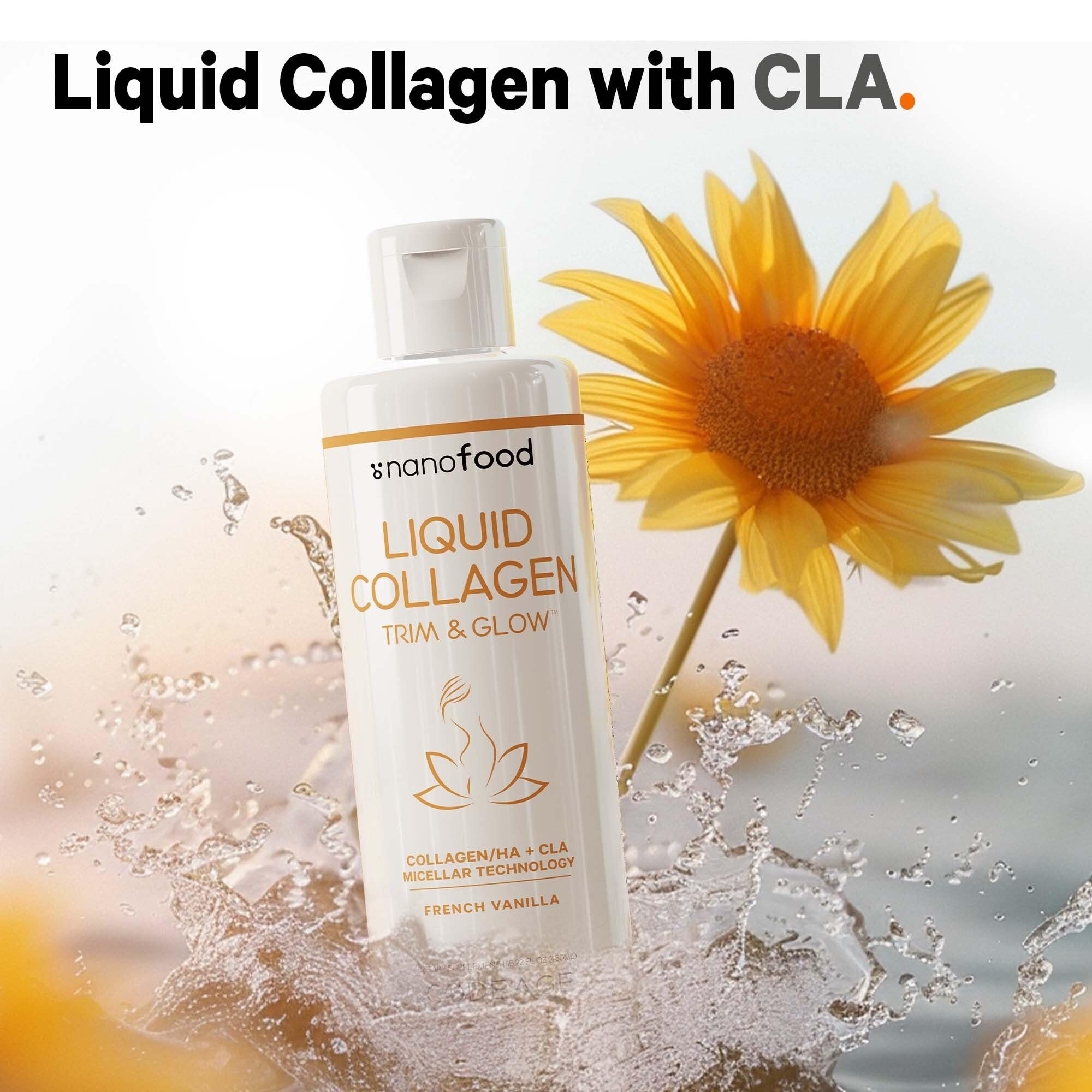 Foto 4 pulgar | Suplemento Codeage Liquid Colágeno Vainilla 450 Ml Con Cla Y Ha - Venta Internacional.