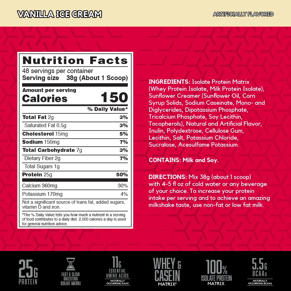Foto 2 | Proteína En Polvo Bsn Syntha-6 Isolate Vainilla 1,83 Kg (48 Porciones) - Venta Internacional.