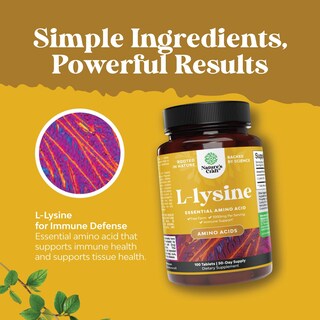 Foto 4 | Suplemento Natures Craft L Lisina, 1000 Mg, Forma Libre, 100 Tabletas - Venta Internacional.