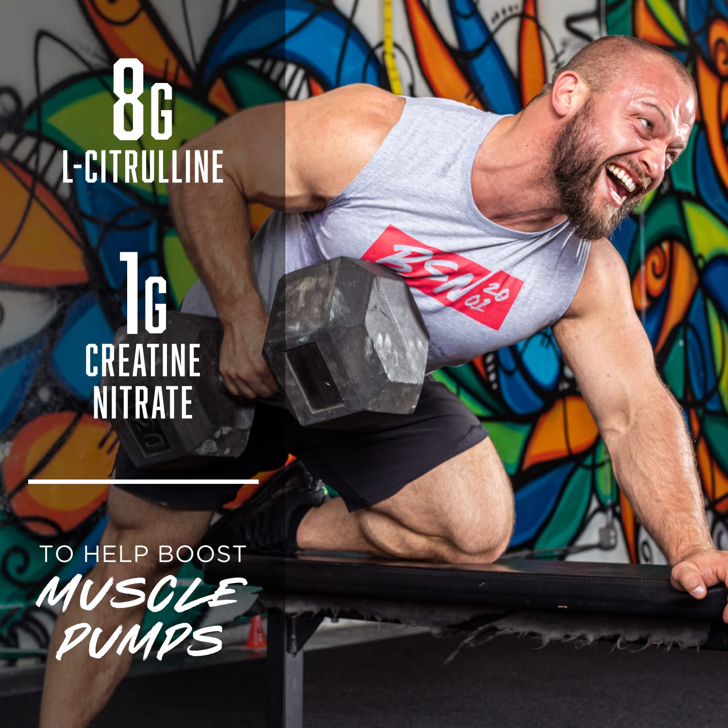 Foto 5 | Polvo Para Antes Del Entrenamiento Bsn N.o.-xplode, Vaso Con L-citrulina, 8 G - Venta Internacional.