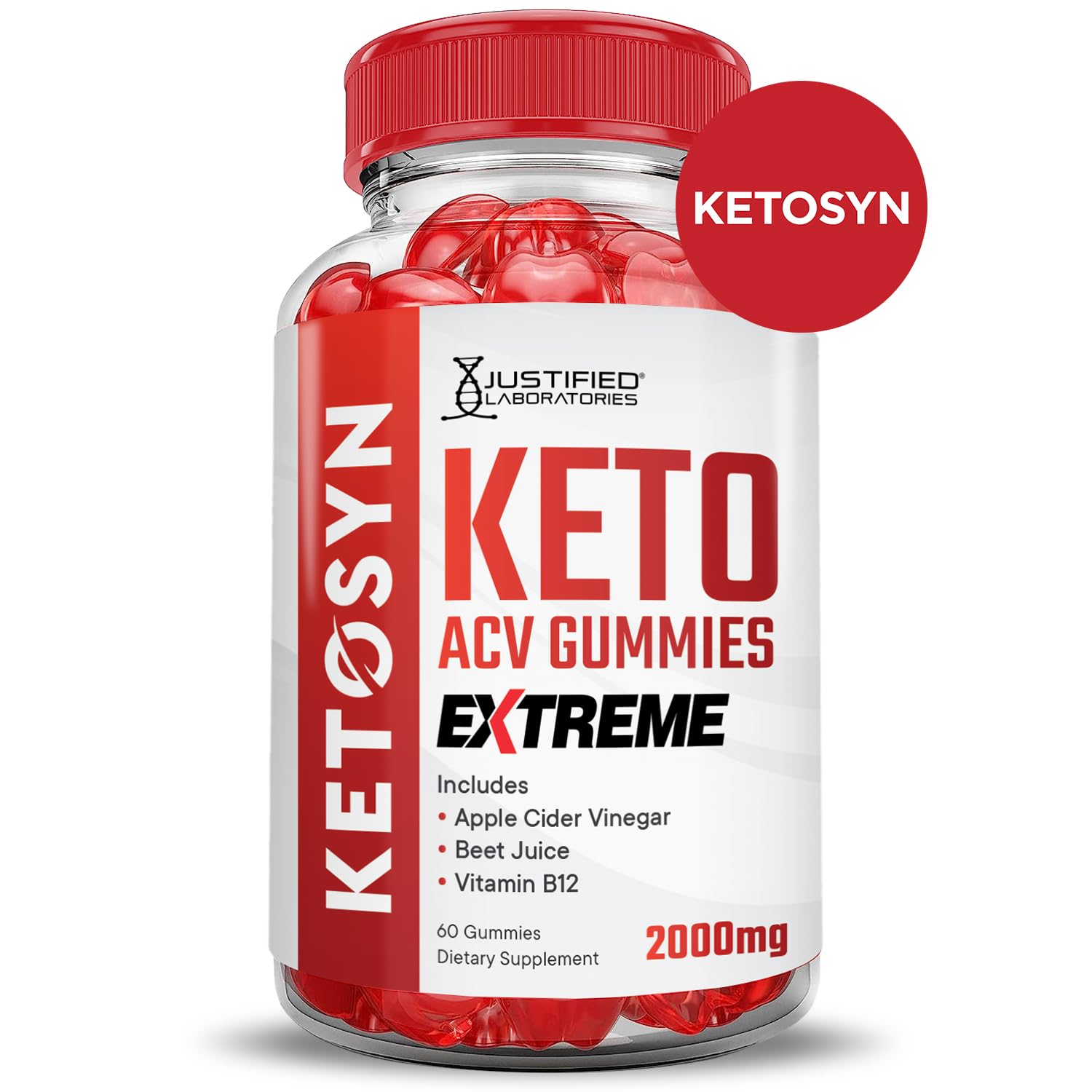 Foto 4 pulgar | Gominolas Ketosyn Keto Acv Extreme 2000 Mg Con Vitamina B12 300 Unidades (paquete De 5 Unidades) - Venta Internacional.