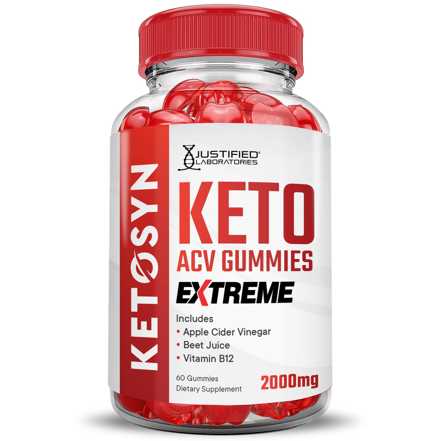 Foto 5 pulgar | Gominolas Ketosyn Keto Acv Extreme 2000 Mg Con Vitamina B12 300 Unidades (paquete De 5 Unidades) - Venta Internacional.