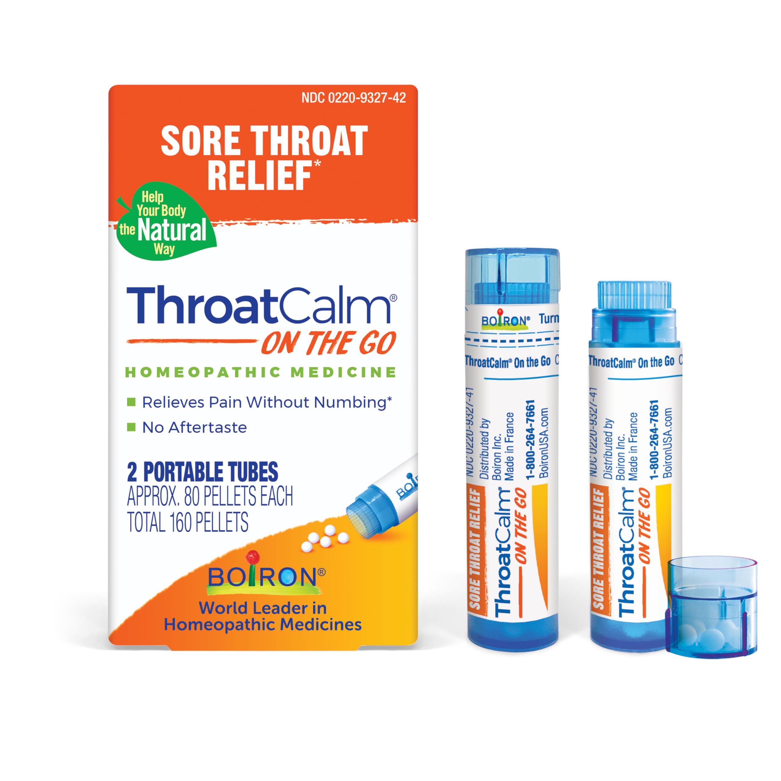 Foto 2 pulgar | Boiron Para Aliviar El Dolor De Garganta Throatcalm On The Go, 2 X 160 Pastillas - Venta Internacional.