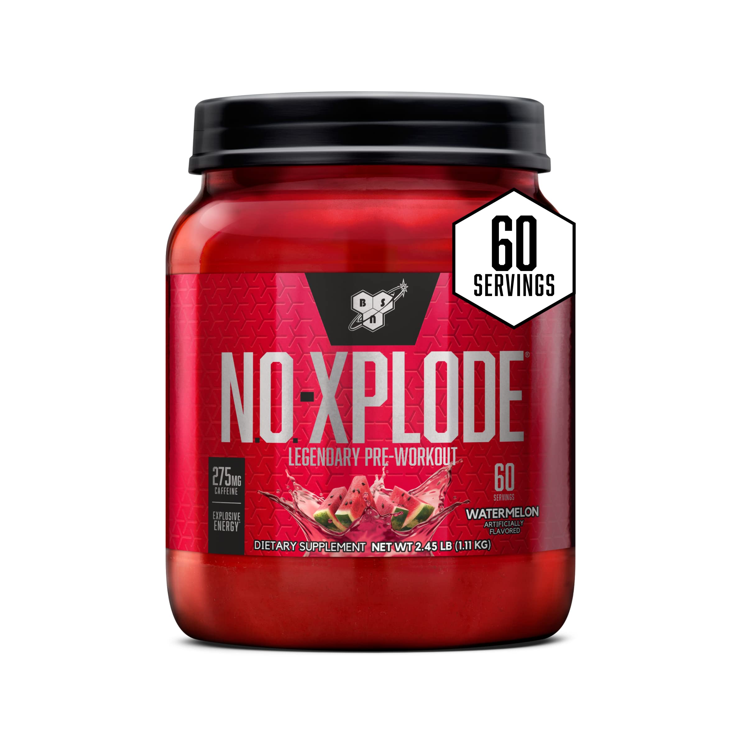 Foto 2 pulgar | Polvo Para Antes Del Entrenamiento Bsn N.o.-xplode Energy Watermelon, 60 Dosis - Venta Internacional.