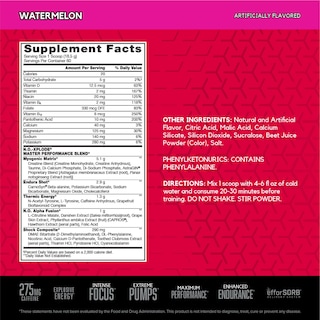 Foto 2 | Polvo Para Antes Del Entrenamiento Bsn N.o.-xplode Energy Watermelon, 60 Dosis - Venta Internacional.