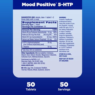 Foto 5 | Suplemento Natrol Mood Positive 5-htp 50 Mg 50 Comprimidos - Venta Internacional.