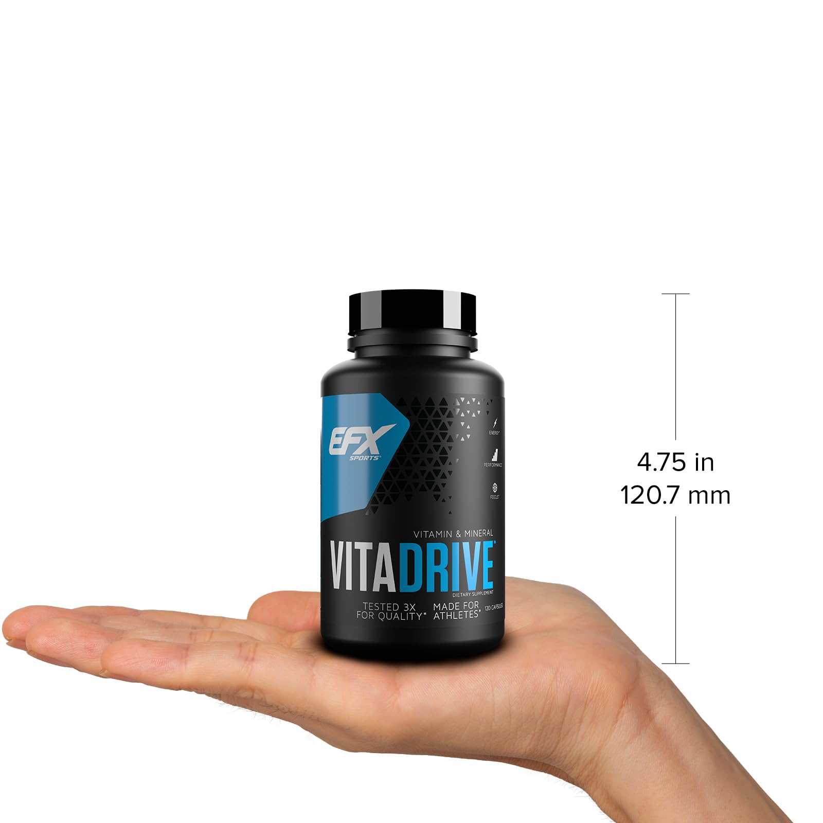 Foto 6 pulgar | Multivitamínico Efx Sports Vita Drive 120 Cápsulas Para Atletas - Venta Internacional.