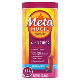 Foto 1 | Suplemento De Fibra Metamucil 4 En 1, Psilio, Sin Azúcar, 114 Dosis - Venta Internacional.