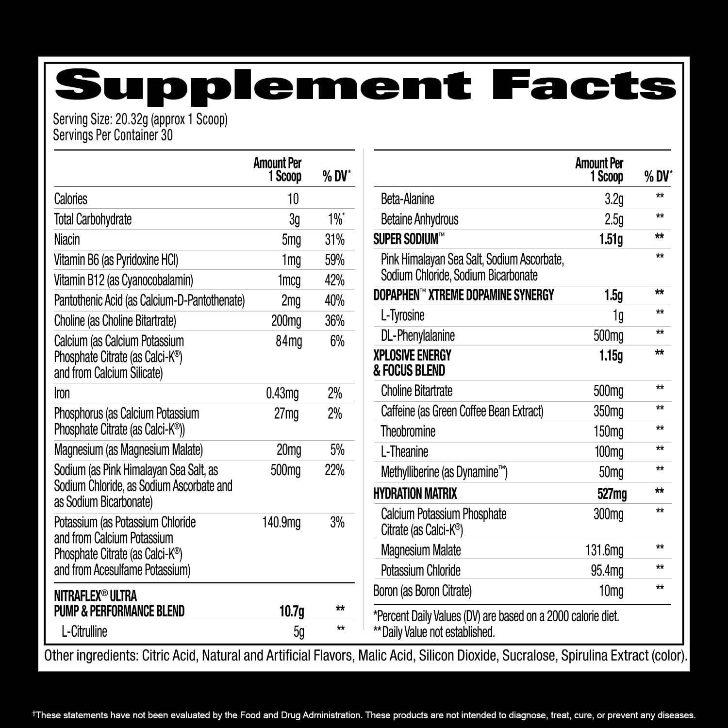 Foto 3 pulgar | Suplemento Previo Al Entrenamiento Gat Sport Nitraflex Ultra Blue Raspberry - Venta Internacional.