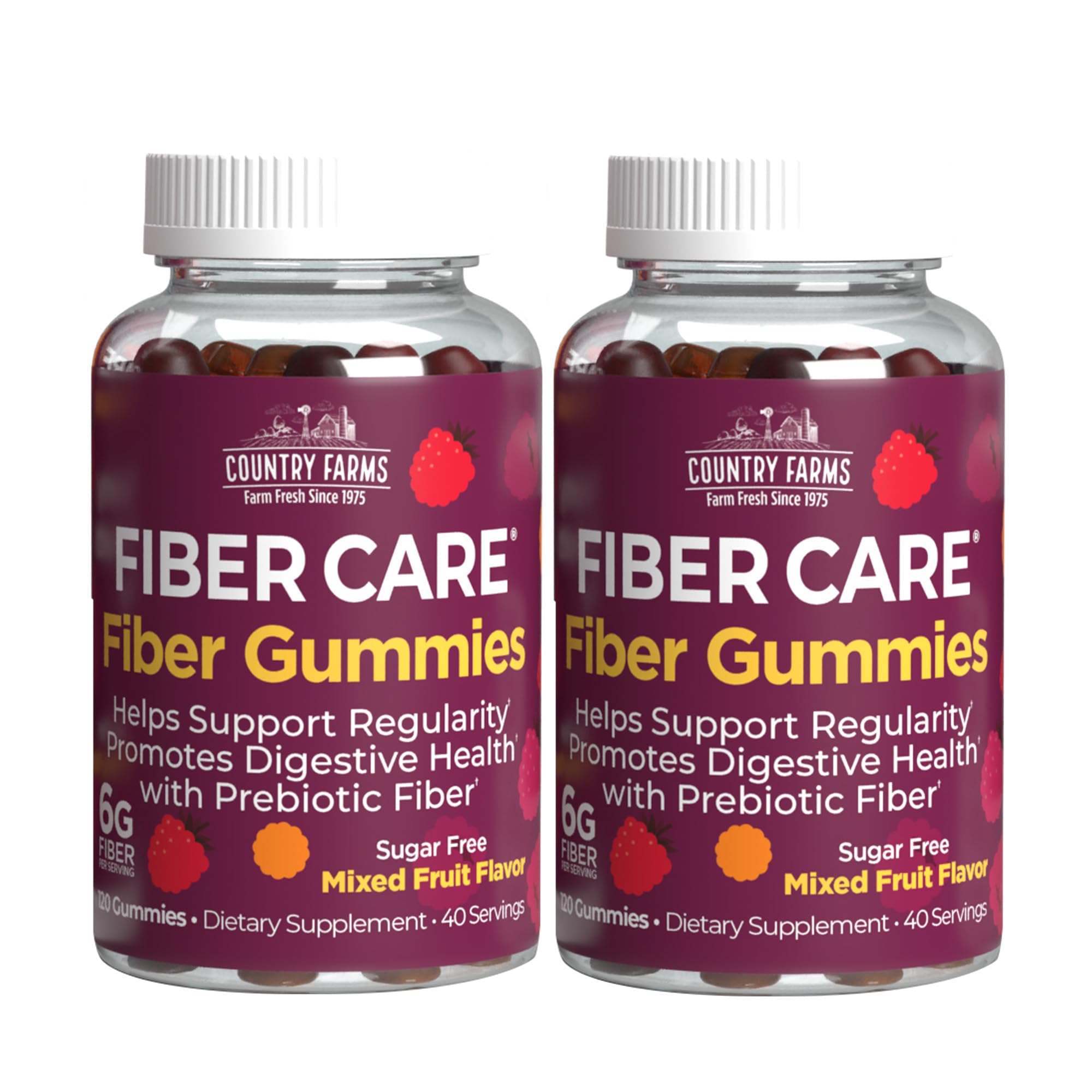 Foto 1 | Suplemento De Gomitas Prebióticas Country Farms Fiber Care 240u - Venta Internacional.
