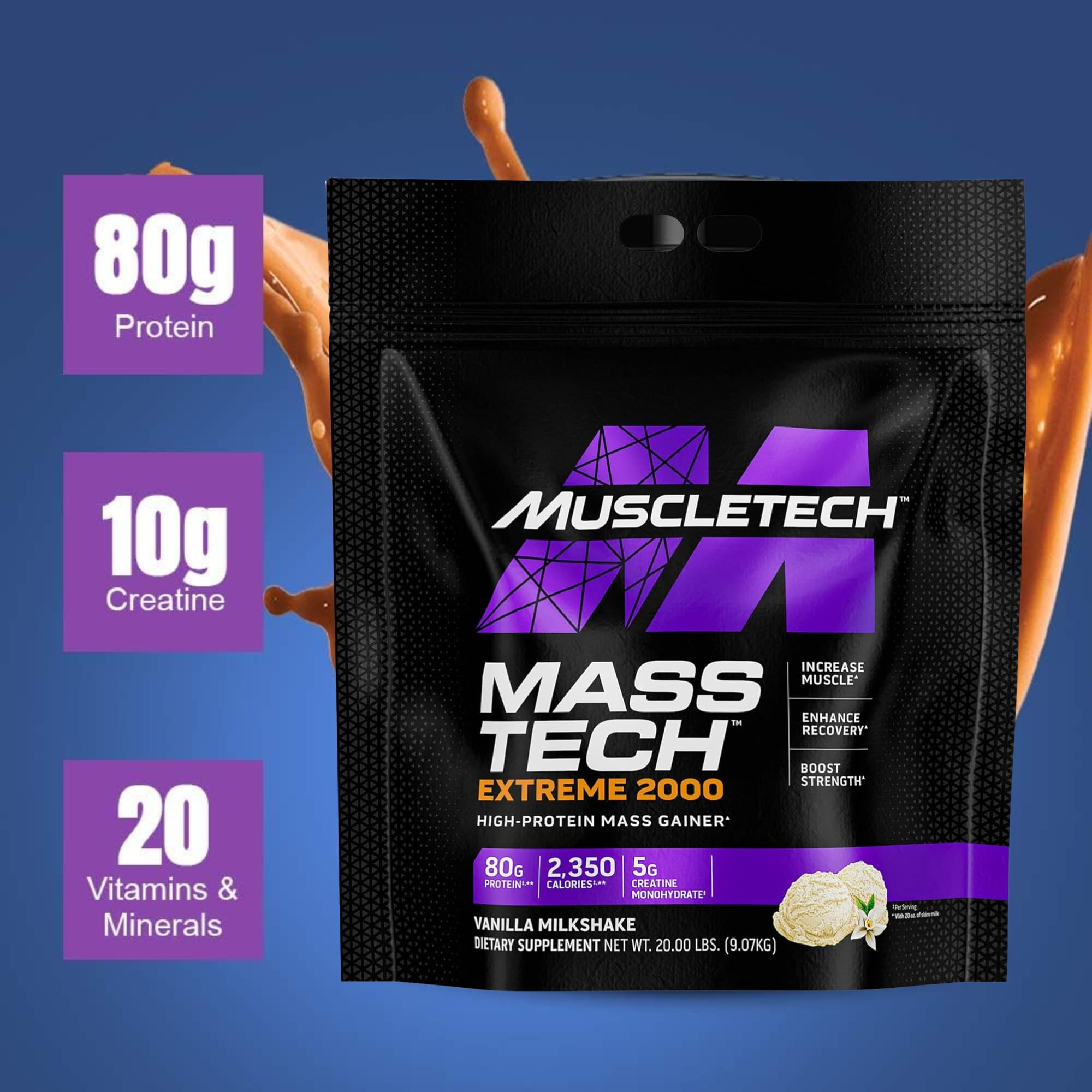 Foto 5 pulgar | Proteína En Polvo Mass Gainer Muscletech Mass-tech Extreme 2000 - Venta Internacional.