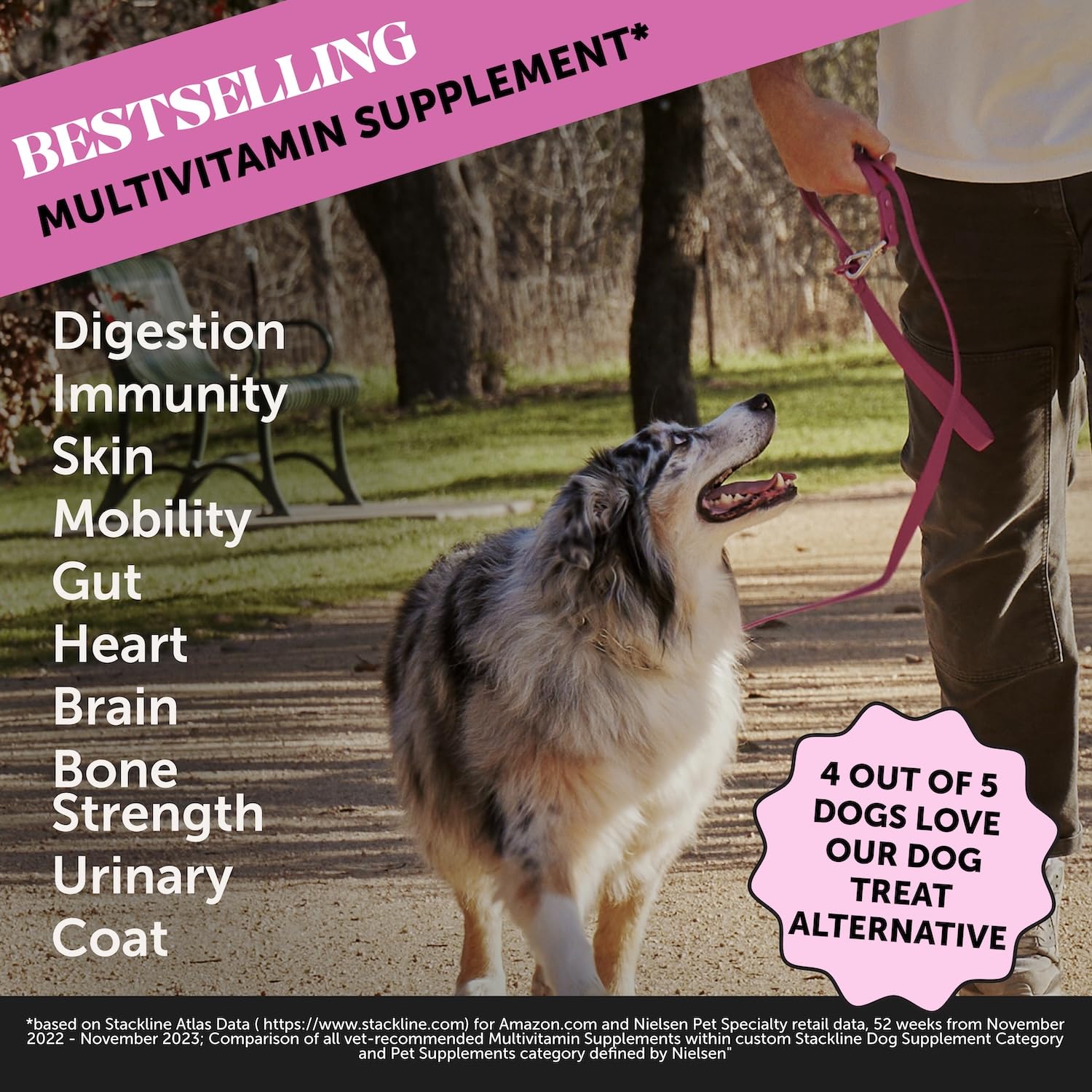Foto 3 | Suplemento Multivitamínico Para Perros Pet Honesty Con Glucosamina, 90 Unidades - Venta Internacional.