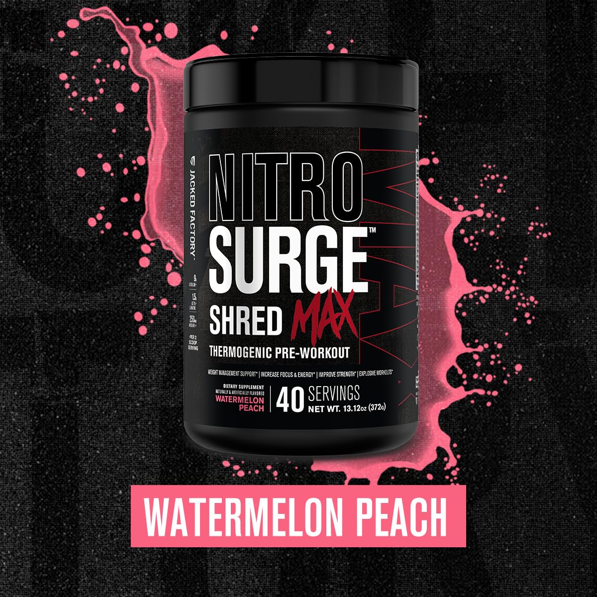 Foto 8 pulgar | Preworkout Jacked Factory Nitrosurge Shred, Máximo 40 Porciones - Venta Internacional.