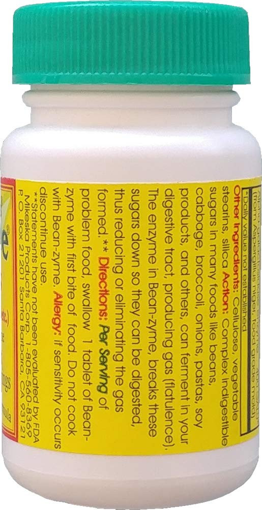 Foto 5 pulgar | Suplemento Antigases Valuepricedmeds Bean-zyme 150 Comprimidos - Venta Internacional.