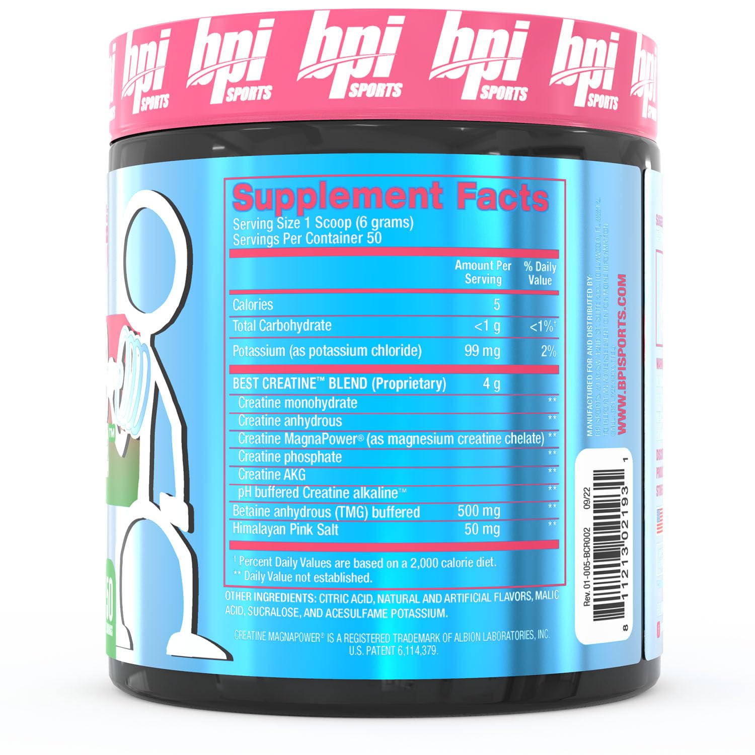 Foto 6 pulgar | Suplemento Bpi Sports Best Creatina Sandía 50 Porciones - Venta Internacional.
