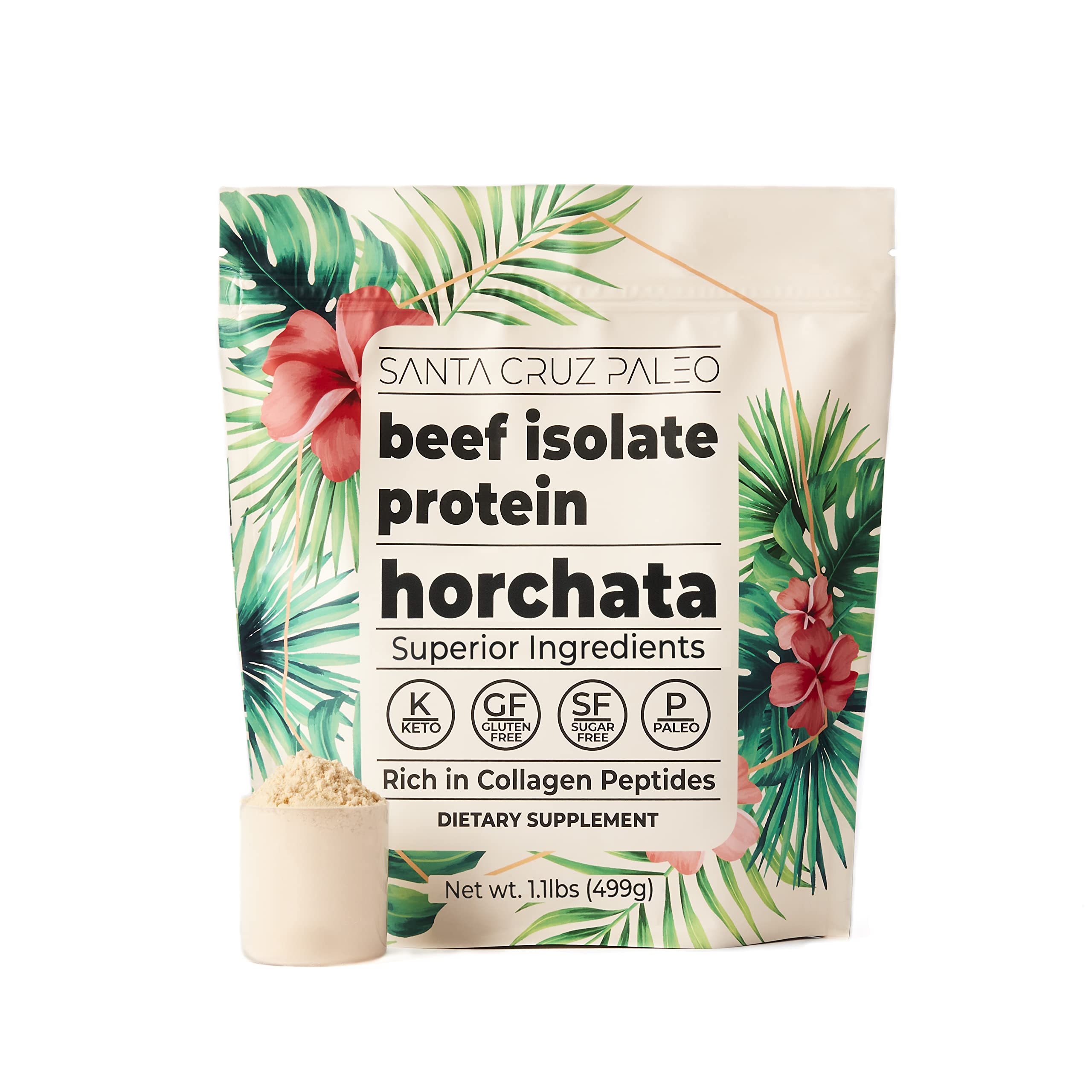 Foto 2 pulgar | Proteína En Polvo Santa Cruz Paleo Beef Isolate Horchata 525g - Venta Internacional.