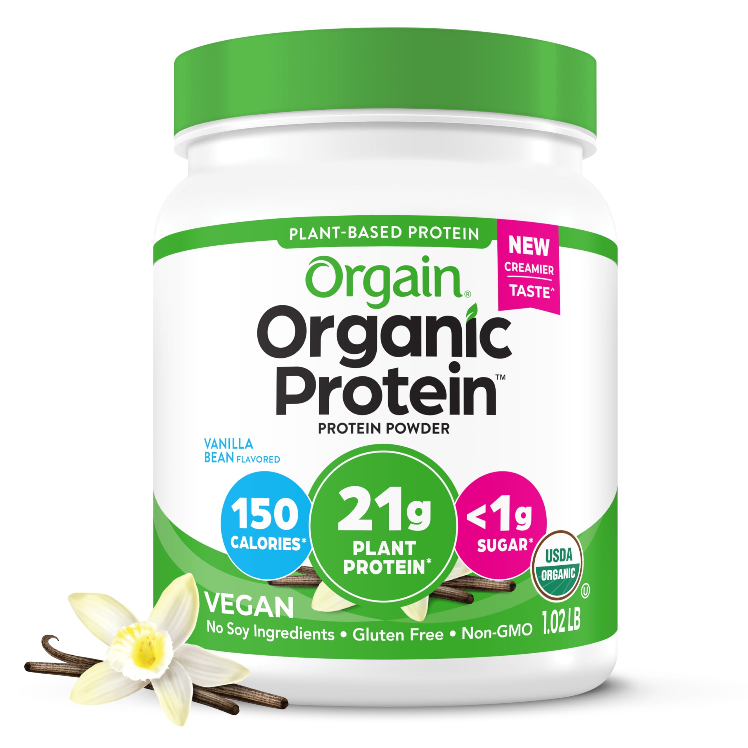 Foto 1 | Proteína En Polvo Orgain Orgain Organic Vegan Vainilla 460g - Venta Internacional.