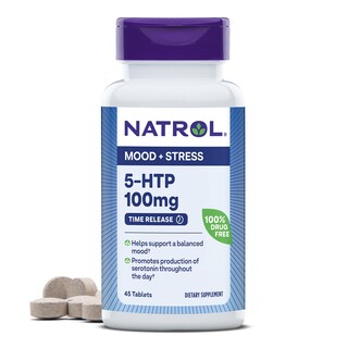 Foto 1 | Suplemento Natrol 5-htp Time Release 100 Mg 45 Comprimidos - Venta Internacional.