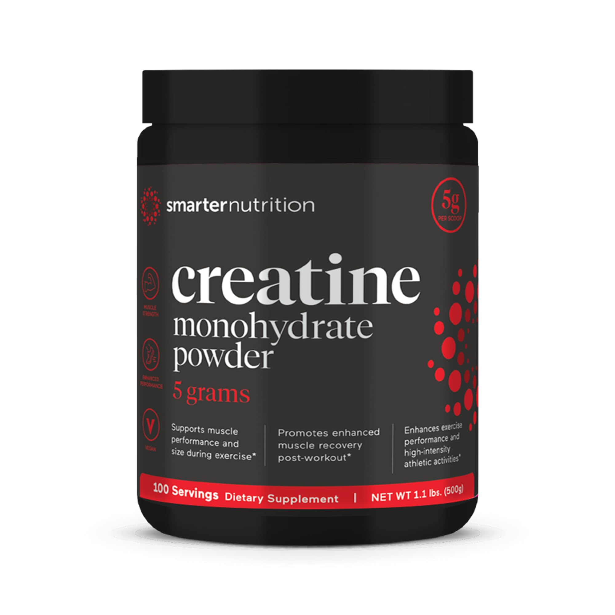 Foto 1 | Polvo De Monohidrato De Creatina Supplement Smarter Nutrition, 5 G - Venta Internacional.