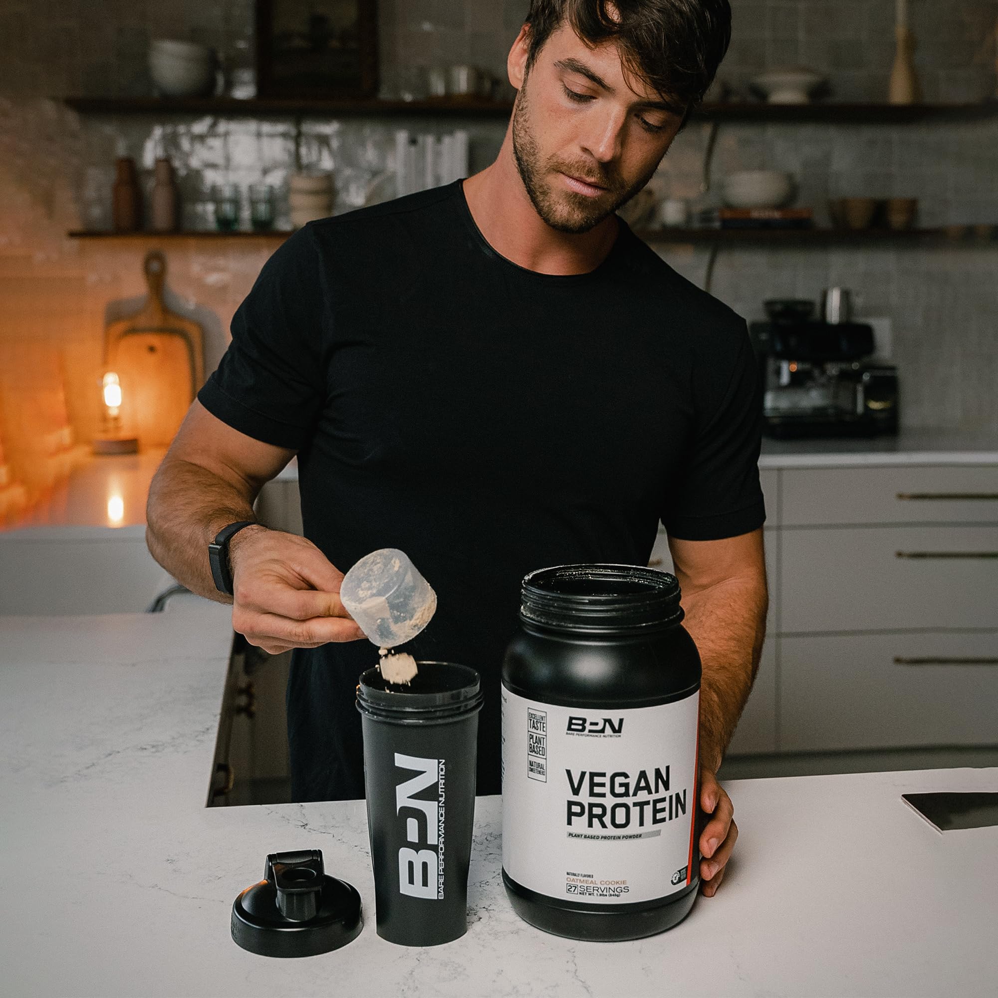 Foto 5 | Proteína Vegana En Polvo Bare Performance Nutrition Chocolate 27 Porciones - Venta Internacional.