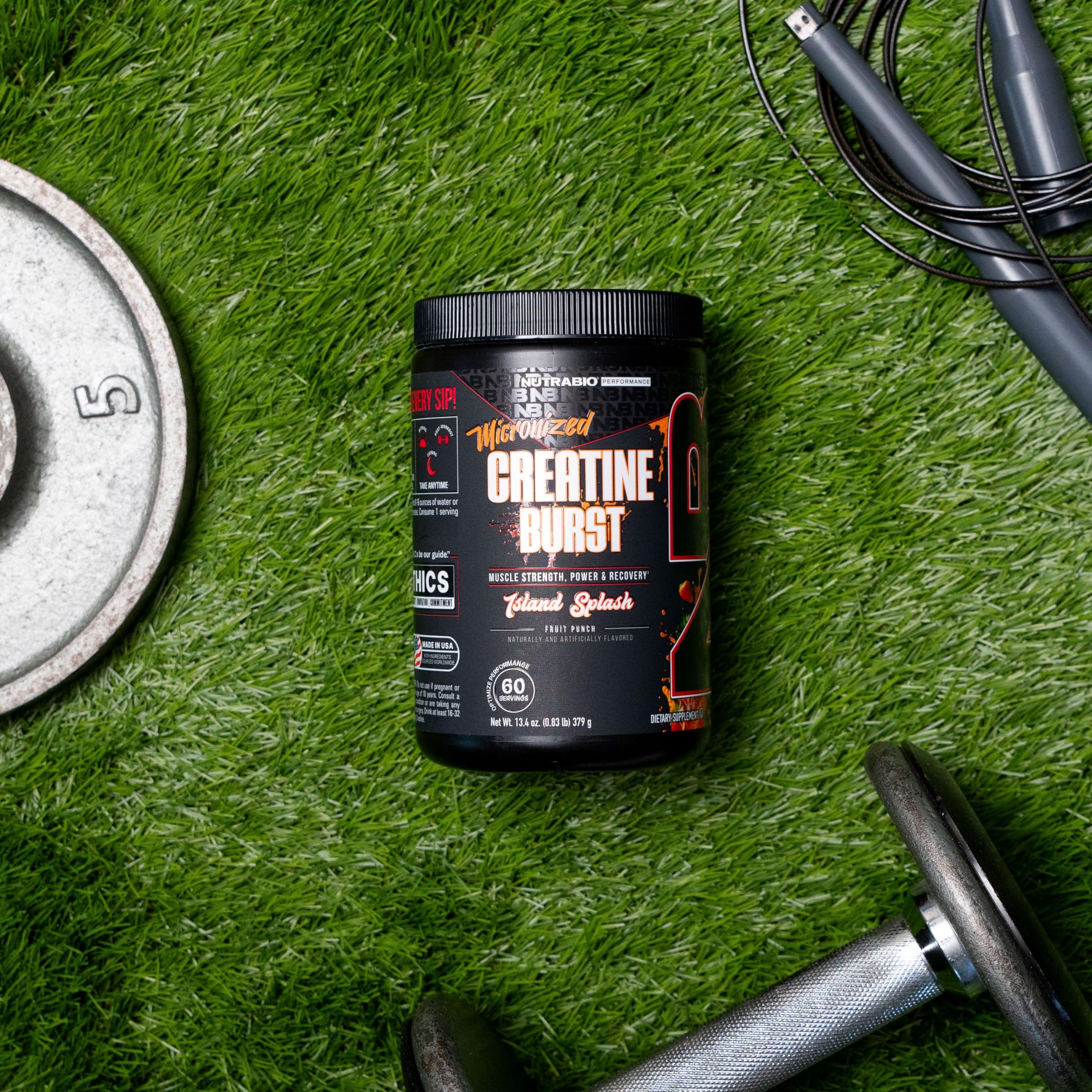 Foto 4 pulgar | Suplemento Nutrabio Creatine Burst Micronizado 300g - Venta Internacional.