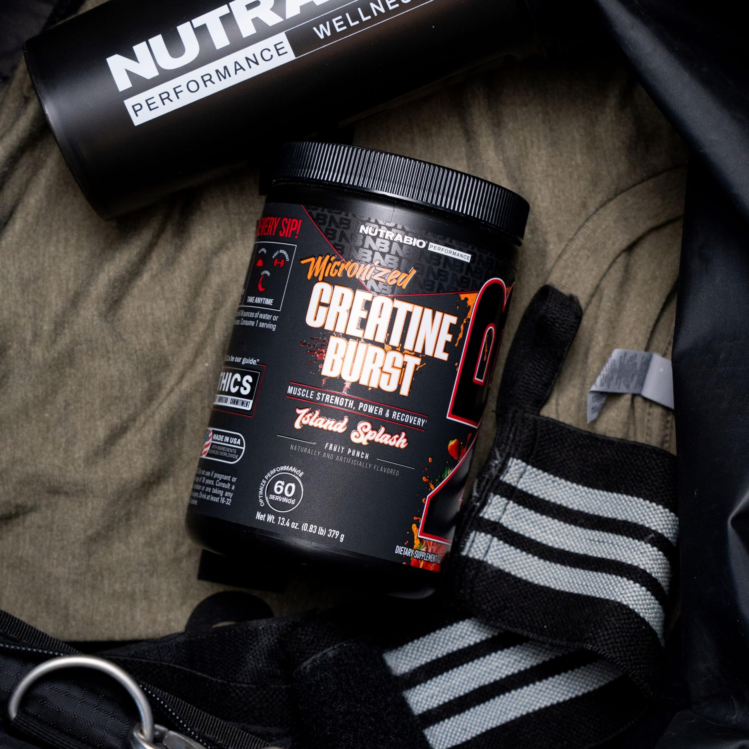 Foto 5 pulgar | Suplemento Nutrabio Creatine Burst Micronizado 300g - Venta Internacional.