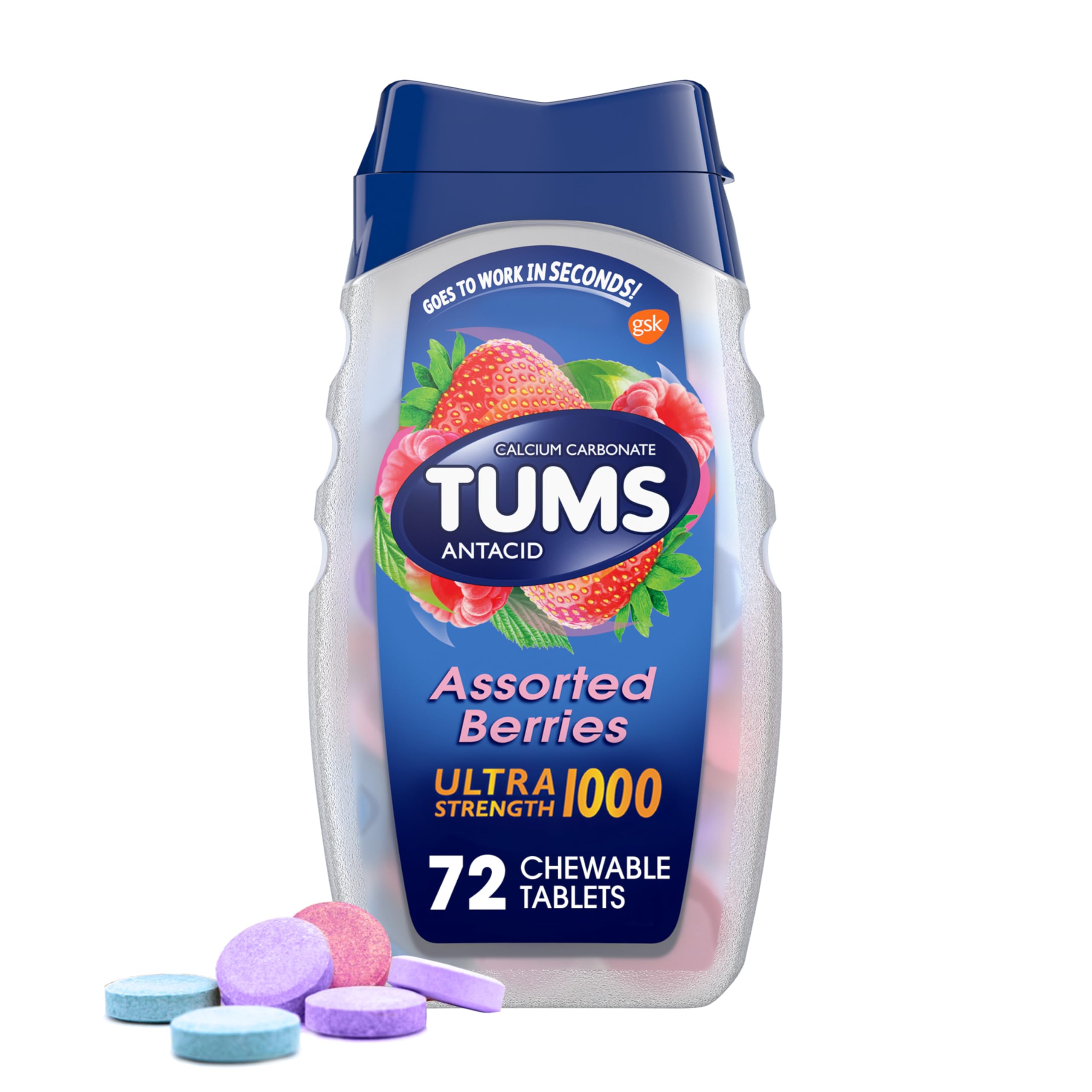 Foto 2 pulgar | Tabletas Antiácidas Masticables Tums Ultra Strength, 72 Unidades - Venta Internacional.